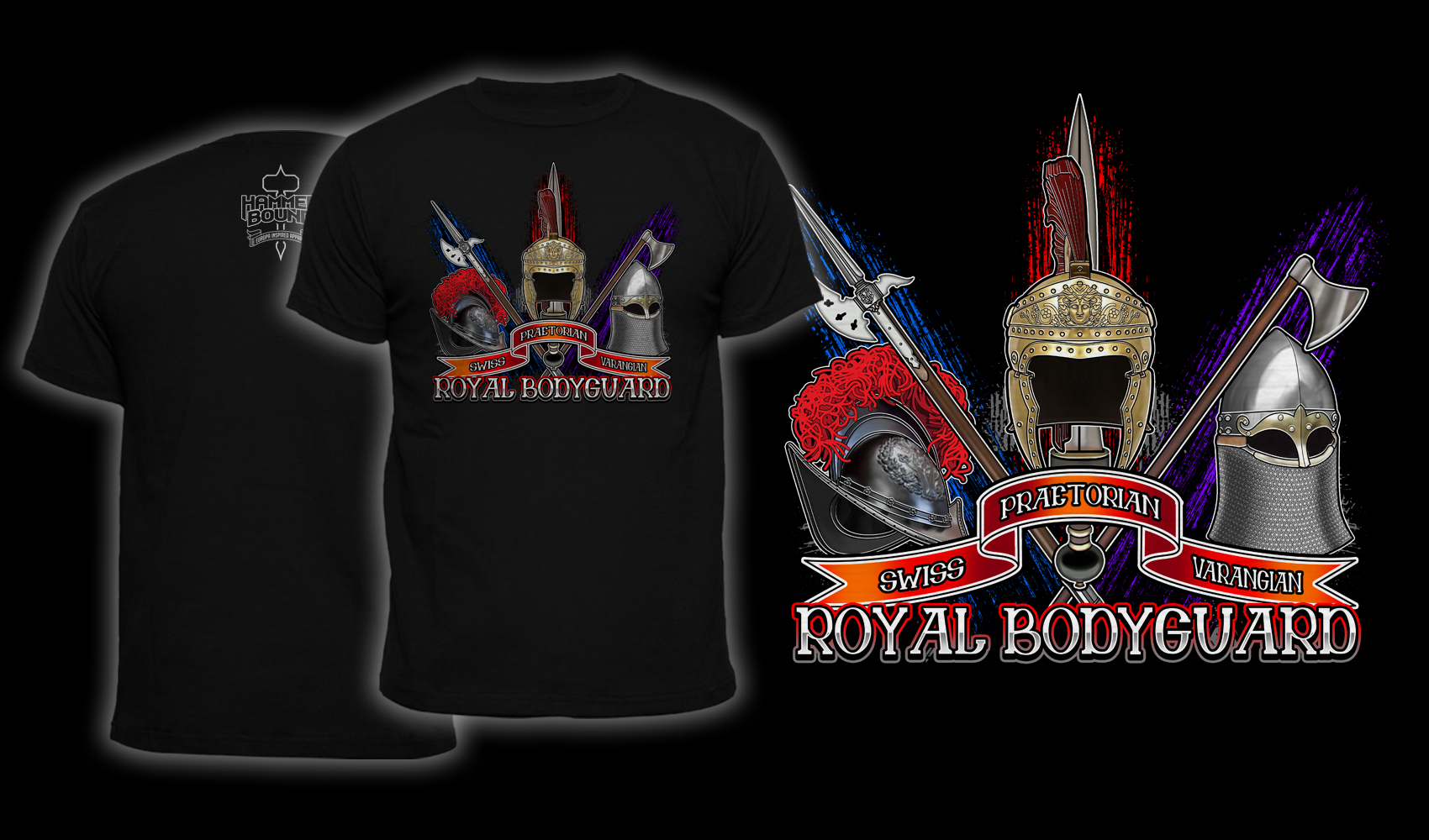 Royal Bodyguard - Men's T-Shirt Black